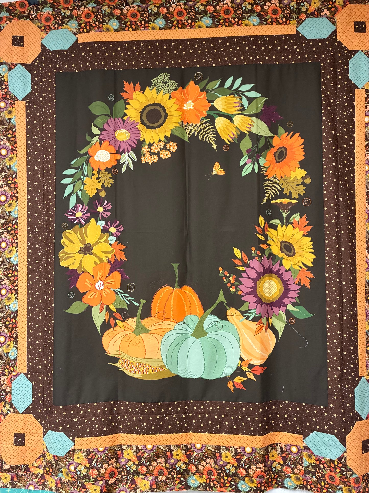 Autumn Wreath Panel Quilt Kit