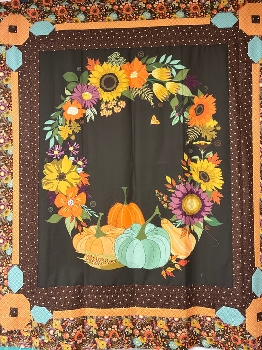 Autumn Wreath Panel Quilt Kit